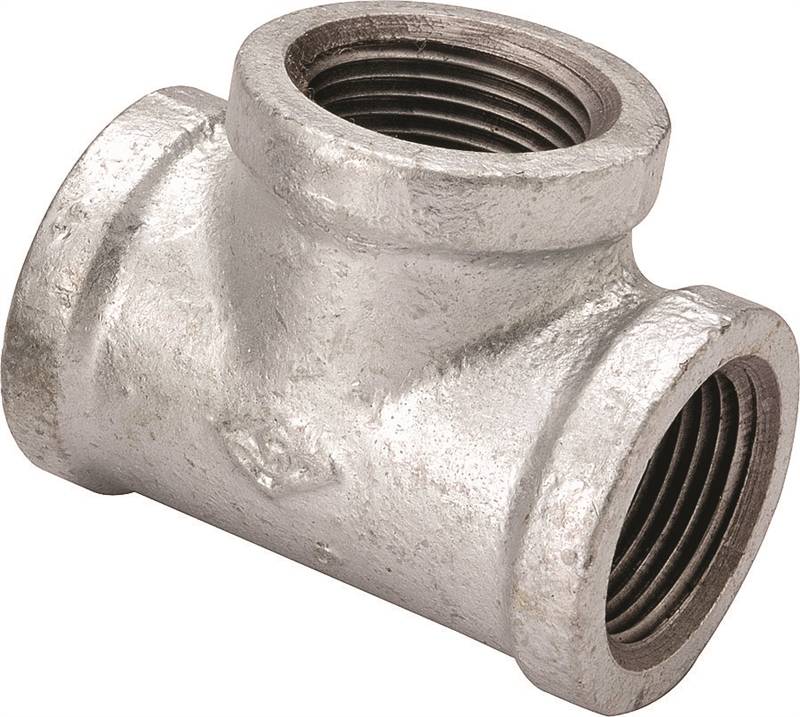 TEE GALVANIZED 3/4X3/4X1/2