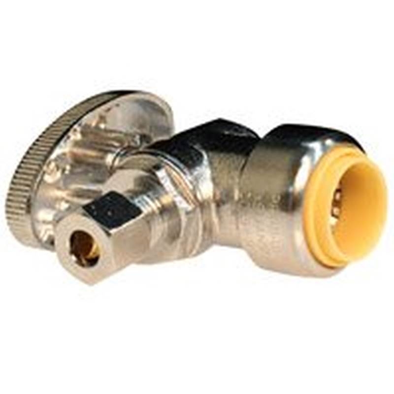 LF953AR 1/2 PUSH X 3/8" COMP ANGLE VALVE PROBITE"