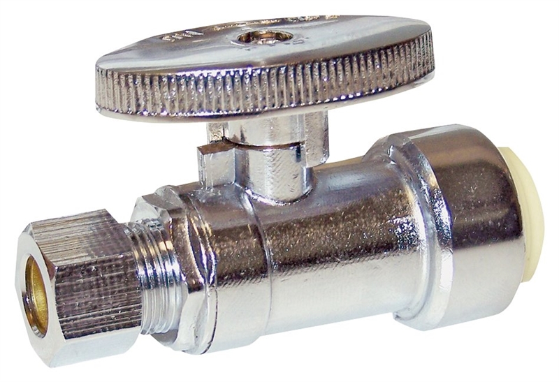 LF953SR 1/2 PUSH X 3/8" COMP STRAIGHT VALVE PROBITE"