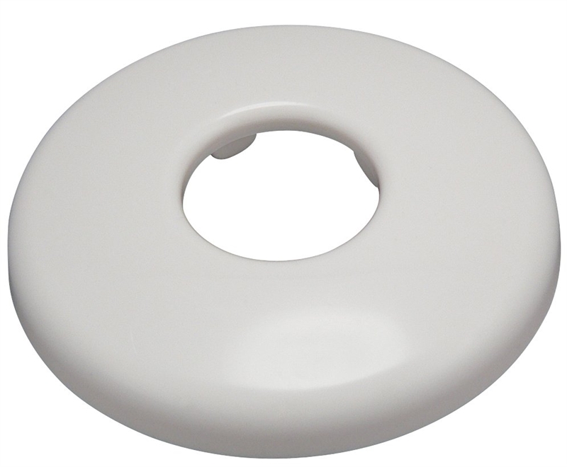 BATH FLANGE SHALLOW WHT 1/2IPS