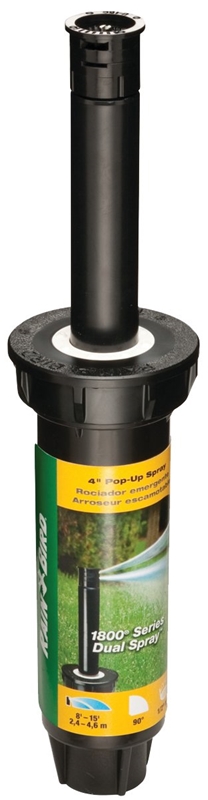 4 POP-UP DUAL SPRAY SPRINKLER 1/4 CIRCLE  RAIN BIRD"