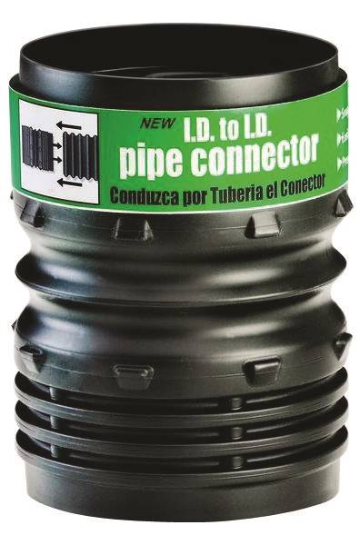 FLEX-DRAIN UNIVERSAL PIPE CONN 16/B   4 CORR DRAIN PIPE"