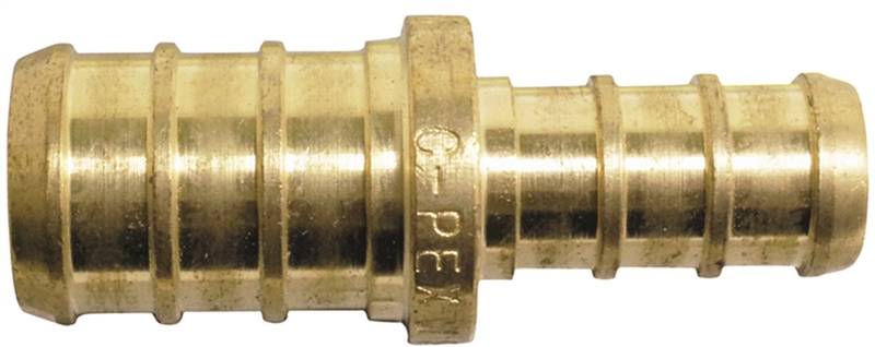 COUPLER PEX 1/2INX3/8IN BRASS