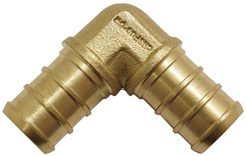 FITTING PEX 1/2IN BRASS ELBOW