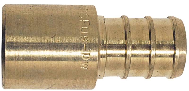 ADAPTER PEX 1/2 BRS MALE SLDR