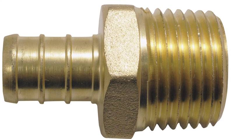 ADAPTER PEX 1/2IN BRASS MALE