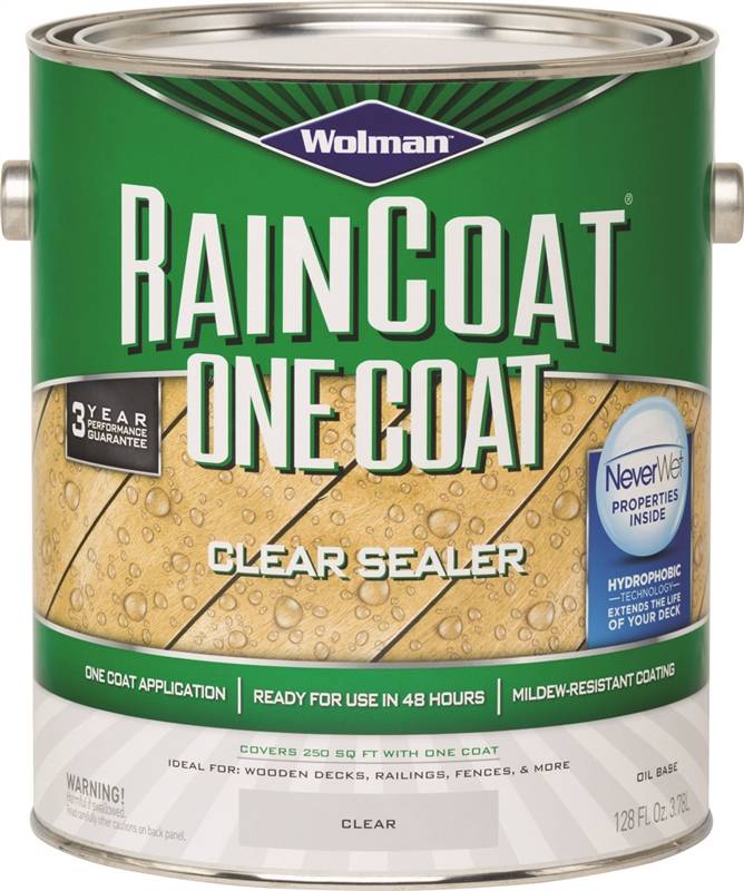 WOLMAN CLEAR RAINCOAT 1GAL    - WATER REPELLENT          42010