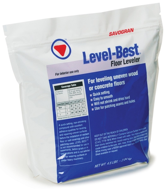 SAVONGRAN FLOOR LEVELER 4.5#  - LEVEL BEST FAST SET      43110