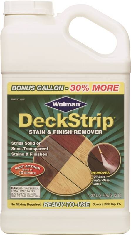 WOLMAN DECKSTRIP STAIN REMOVER 1.32 GAL REMOVE FINISH/VARNISH
