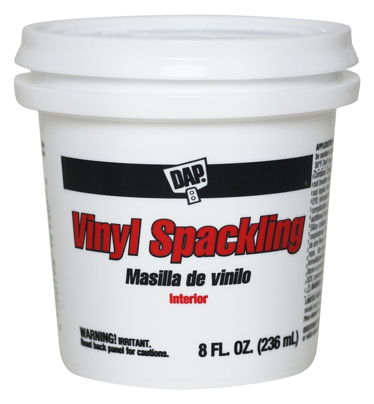 DAP 12130 WH VINYL SPACKLE .5PT