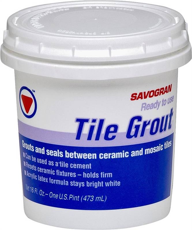 SAVOGRAN RM TILE GROUT - 16 OZ