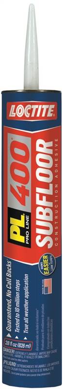 PL400 CONST ADHESIVE 28OZ     - VOC COMPLIANT 8284477