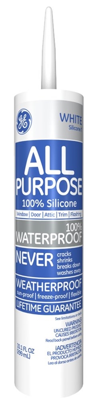 GEI 112 SILICONE CAULK-WHT 10.3