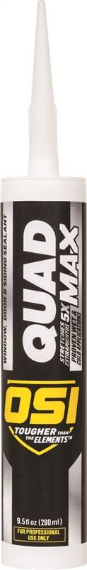 QUAD MAX SEALANT WHITE 9.5OZ #001 WINDOW/SIDING OSI  CAULK