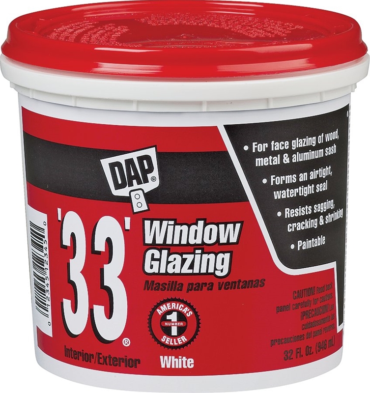 DAP 33 GLAZING COMPOUND 12122