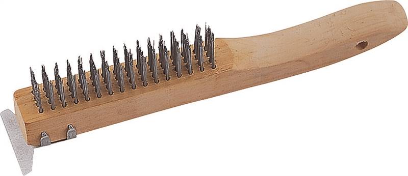 WIRE BRUSH/SCRAPER 4X16IN