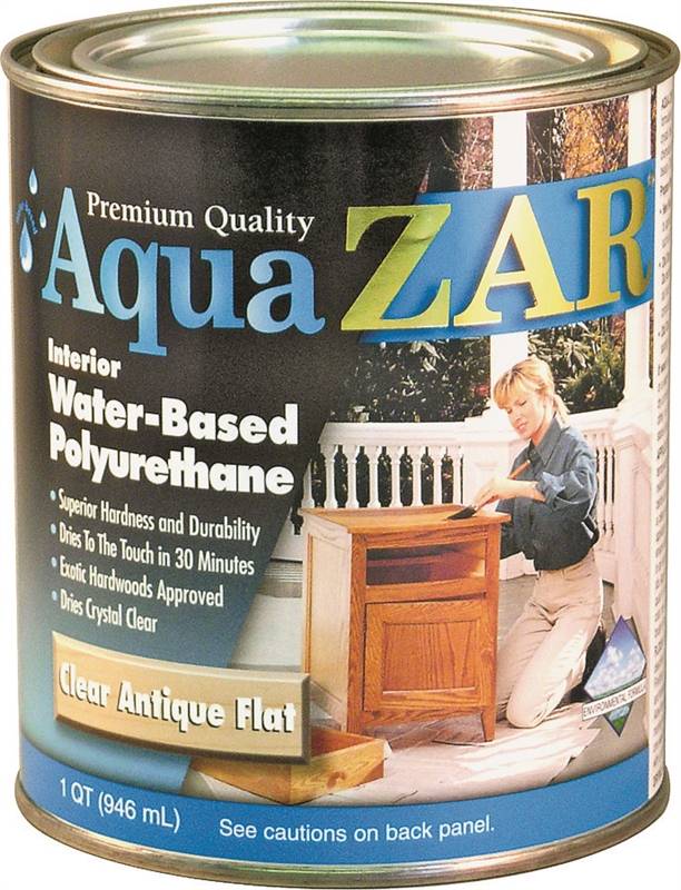 AQUA ZAR W/B ANTIQUE FLAT POLY QT