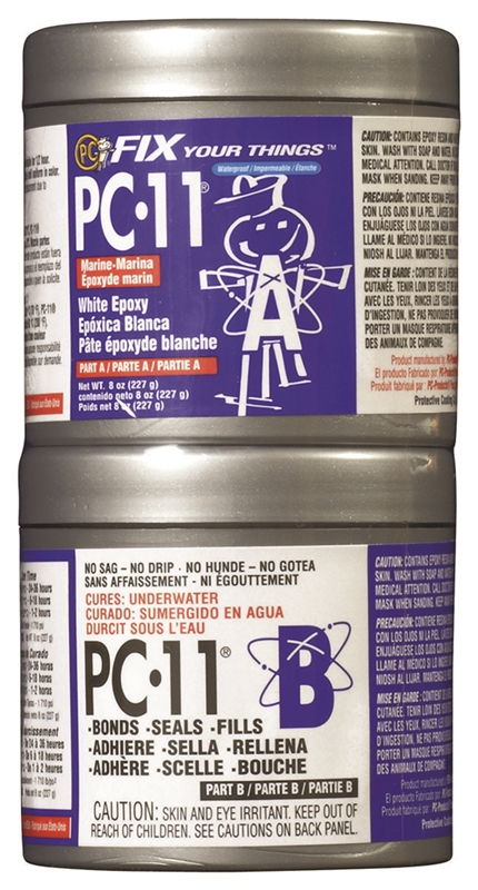 PC11 WHT EPOXY PASTE - 1/2 LB