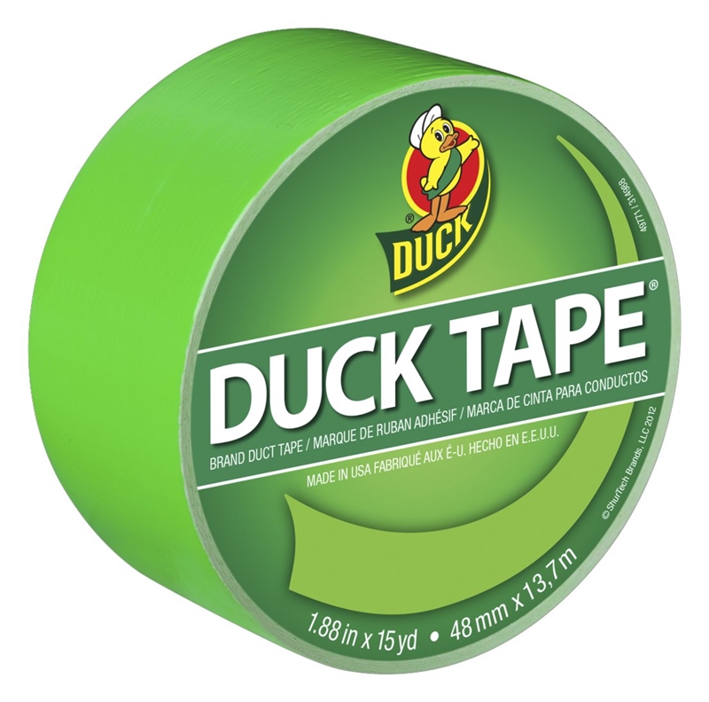 1.88X15YD DUCK TAPE LIME GREEN "