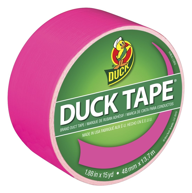 1.88X15YD DUCK TAPE FLAMINGO PINK"