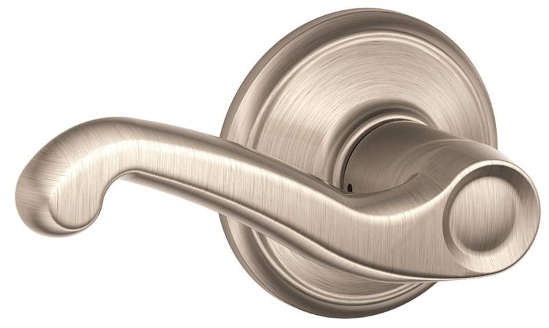 SCHL F10 NH PASSAGE FLAIR 619 SATIN NICKEL F10VFLA619