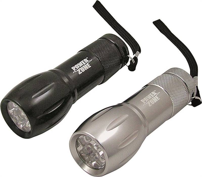 FLASHLIGHT 9LED ALUMINM W/3AAA
