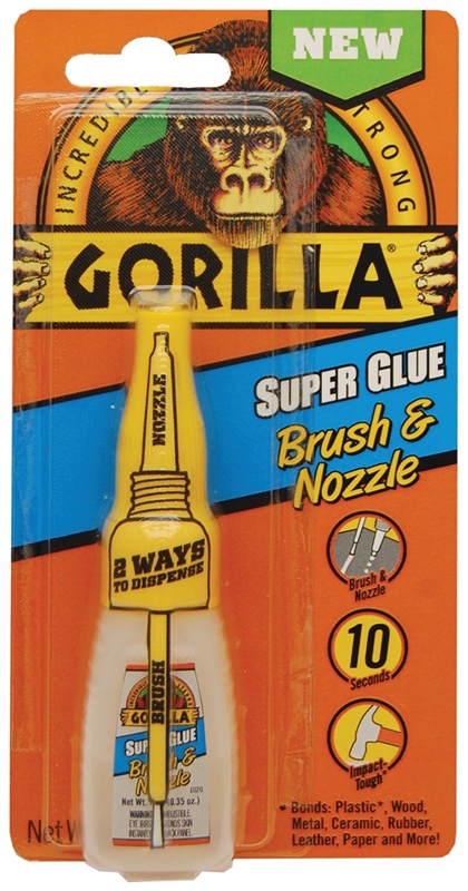 GORILLA SUPER GLUE W/BRUSH 10G