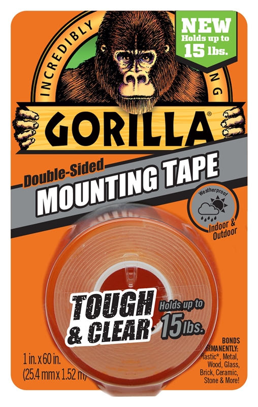 GORILLA TOUGH&CLEAR MOUNT TAPE
