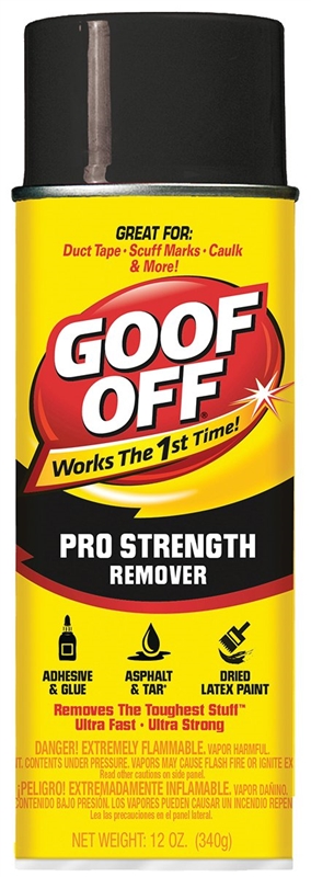 GOOF OFF AEROSOL 12 OZ SPRAY PAINT REMOVER