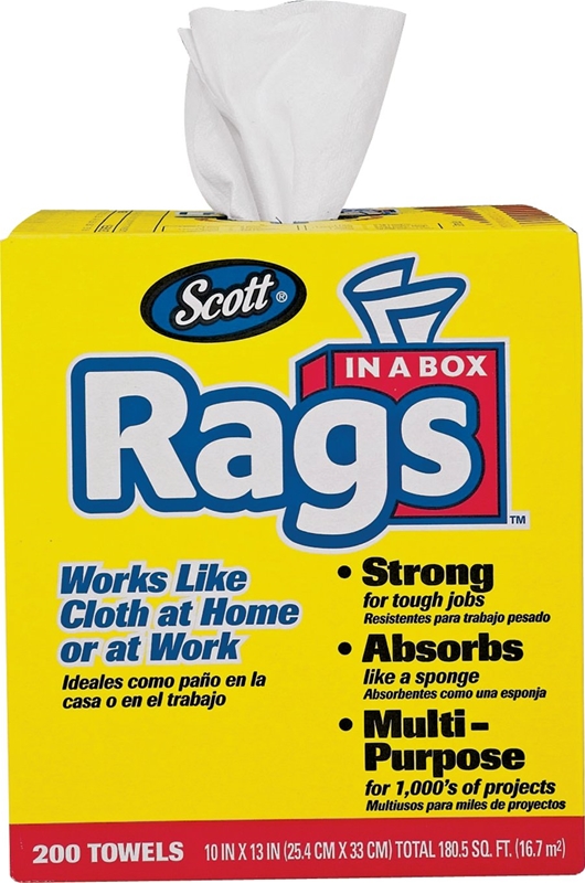 SCOTT 75260 BOX OF RAGS- 200/BX 243049