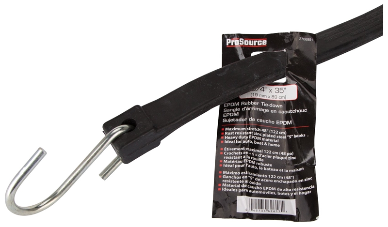 TIE DOWN RUBBER EPDM 35IN