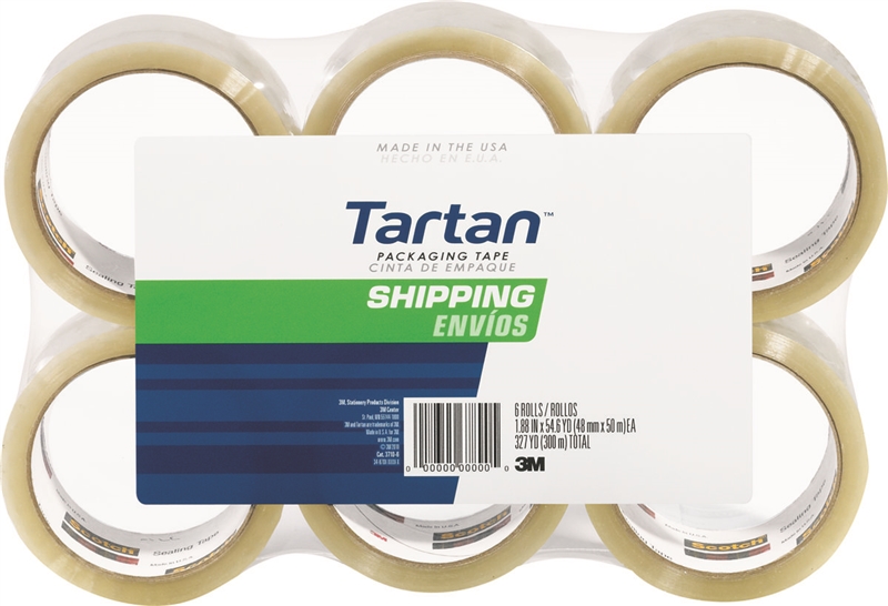 CLEAR PACKING TAPE 2X60 YDS 3710C"