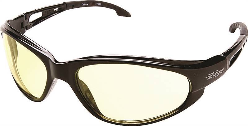 EDGE SAFETY GLASSES BLACK/YELLO SW112