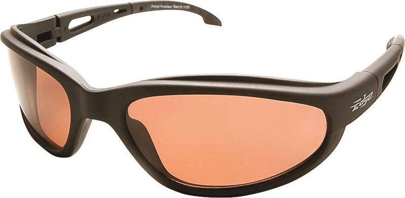 EDGE SAFETY GLASSES BLACK COPPR POLARIZED TSM215
