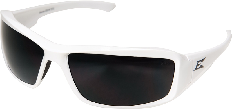 EDGE SAFETY GLASSES WHITE/SMOKE POLARIZED TXB246