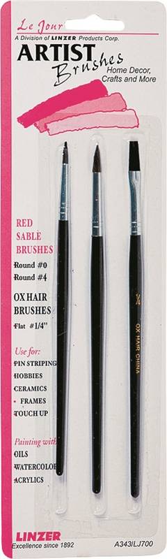BRUSH ART PAINT 3 PIECE SET