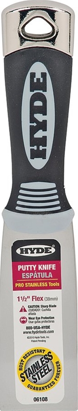 HYDE 06100 PUTTY KNIFE - 1-1/2 43486"