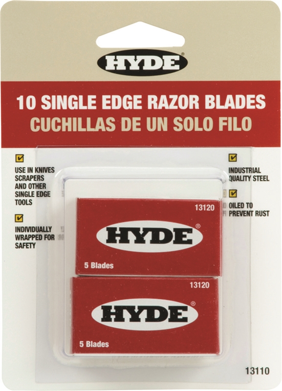 HYDE 13110 RAZOR BLADES (2/PKG) 43145