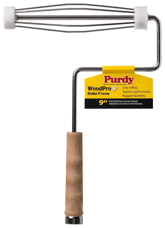 PURDY 9 ROLLER FRAME WOOD HNDL "