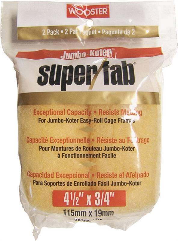WOOSTER SUPER ROLLER CVR 4.5 3 /4 2PK                   431057"