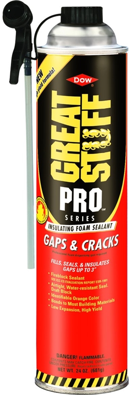 GREAT STUFF PRO G&C STRAW 24OZ SPRAY FOAM