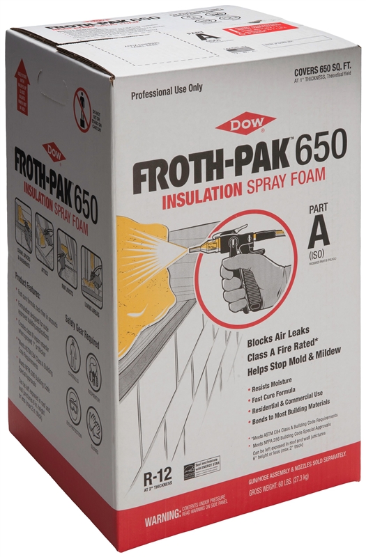 FROTH PAK 650 SPRAY FOAM CLS A A+B+HOSE 650BFT DOW DUPONT