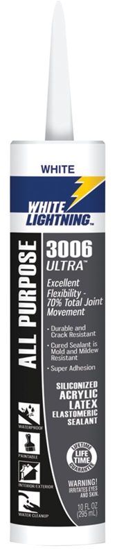 CAULK ADH IN EX SUPER WHT 10OZ