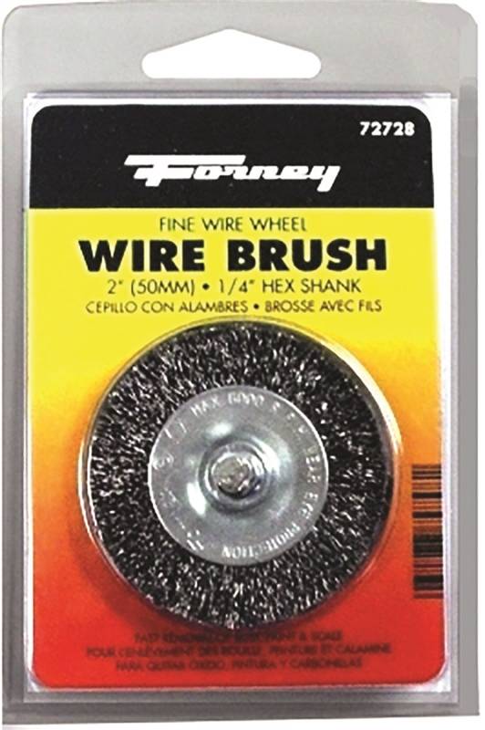 2X1/4" FINE WIRE WHEEL BRUSH "