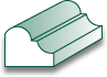 1/2 X 5/8   NOSE & COVE 8576