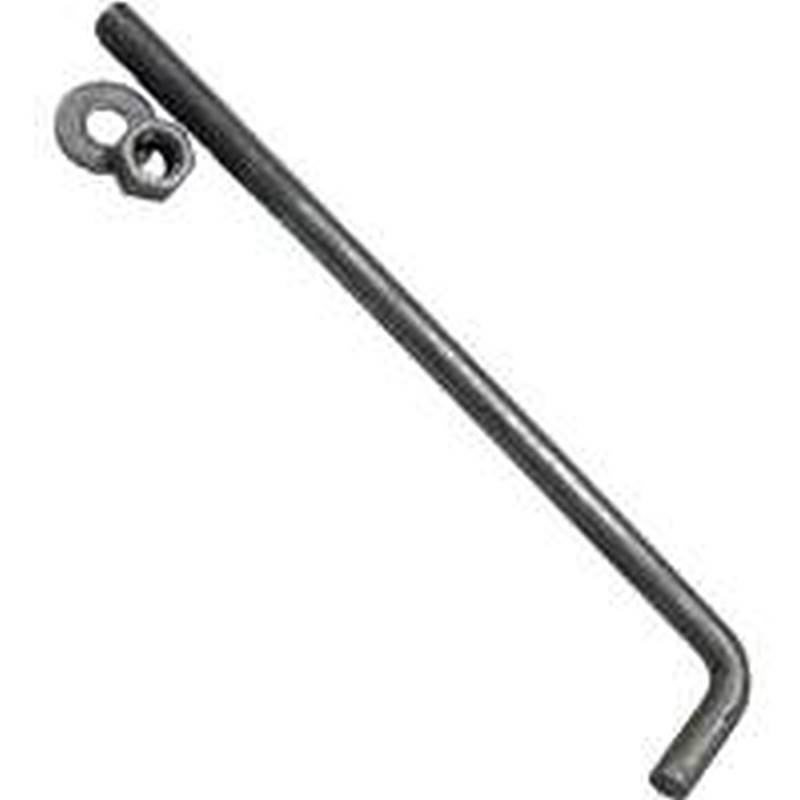 5/8X12 GALV ANCHOR BOLT FOUNDATION