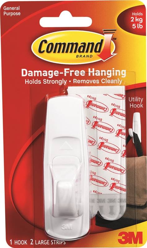 COMMAND LARGE HOOK  1/PKG