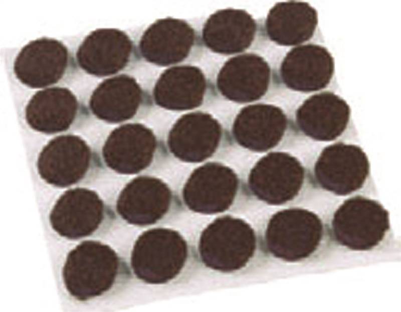 3/8 FELT GARD BROWN FELT PADS "