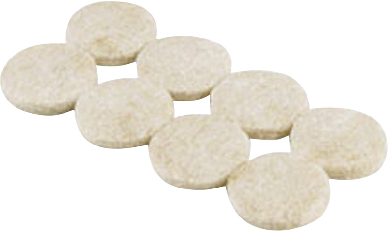 1-1/2 FELT GARD HD BEIGE PADS 8/CARD"