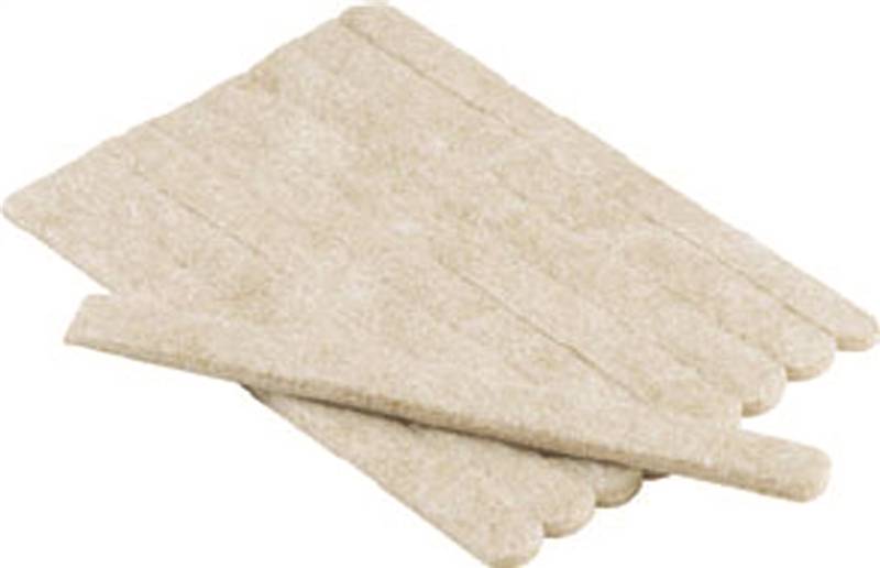 6X1/2" FELT GARD BEIGE STRIPS "